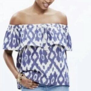 Madewell Balcony Off the Shoulder Top Blouse